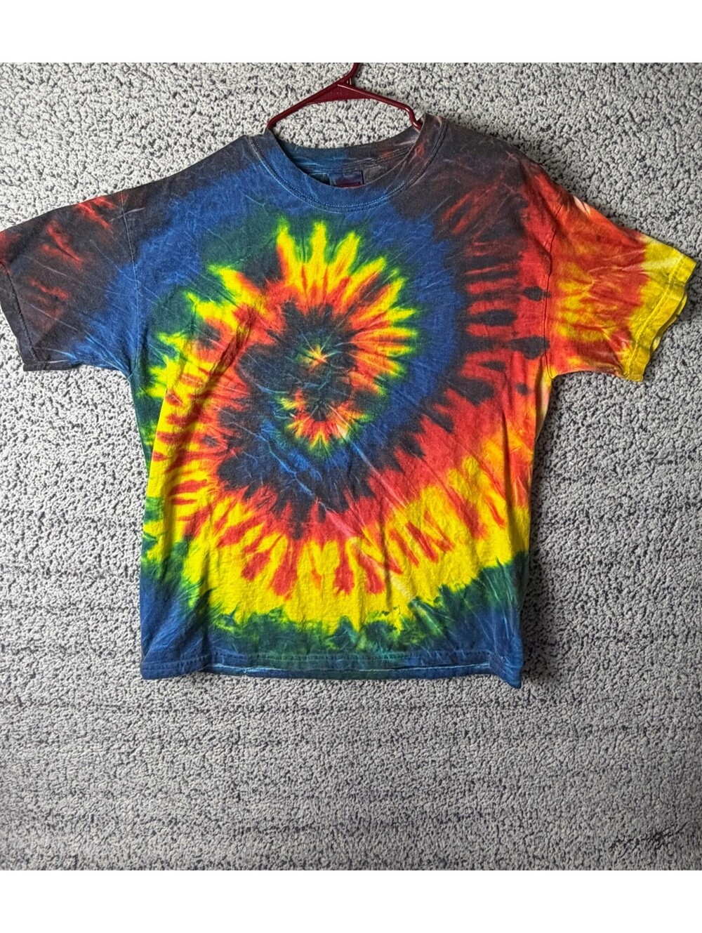 Vintage Hanes Heavyweight Tie Dye Tee Shirt 80's 90's Adult Size Large